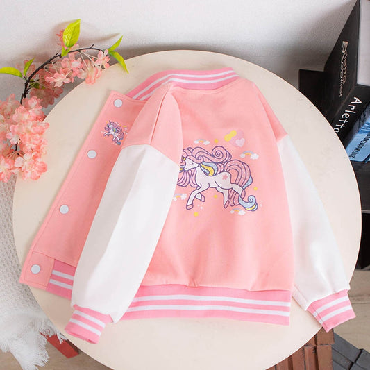 Introducing the one-of-a-kind Unicorn Sports Jacket For Girls! It’s like having a mythical creature on your back, perfect for running and jumping around!