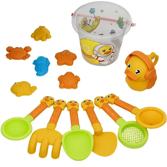 Get ready for a fun day at the beach with our Summer Kids Beach Bucket Sand and Surf 14 or 18 PC Playset!