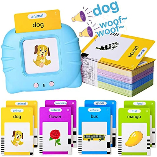 Spark your child's curiosity and love for learning with Talking Flash Cards Early Educational Toys.Watch them explore animal and vehicle sounds.