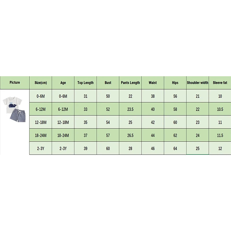 Get your little man ready for summer with these adorable Summer Toddler Boys Animal Print T-shirts Striped Shorts!