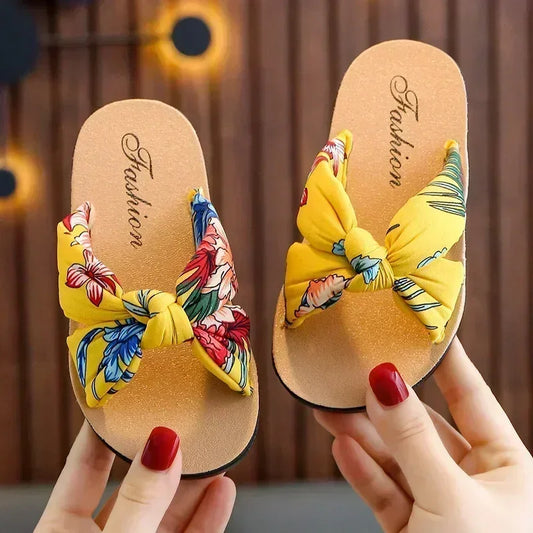 Slip into summer with these colorful Summer Girls Casual Colorful Slip-on Sandals made for girls that are breathable and anti-slippery.