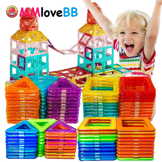 Bust out your kid's inner architect with these Magnetic Building Blocks Big Size Magnets Toys for Kids
