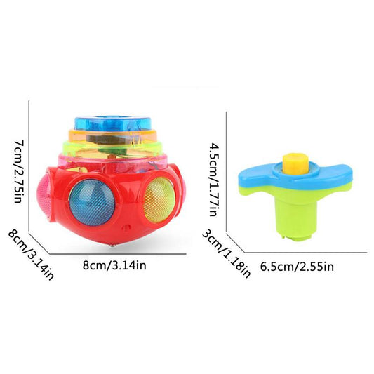 Introducing the sophisticated and exciting Flashing Led Spinning Top Classic Kids Toy!