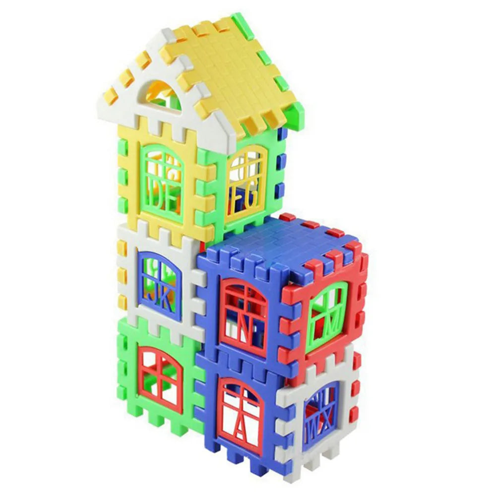 Kids House Building Educational Construction Blocks 24/PC