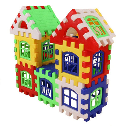 Kids House Building Educational Construction Blocks 24/PC