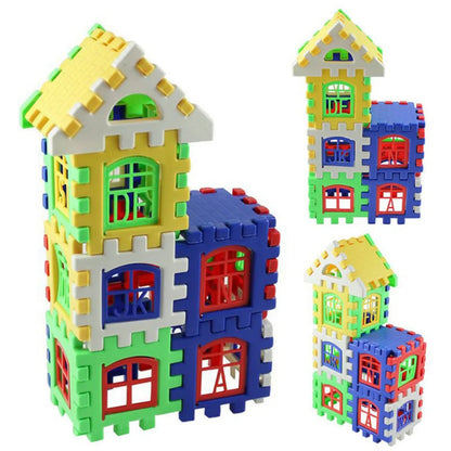 Kids House Building Educational Construction Blocks 24/PC