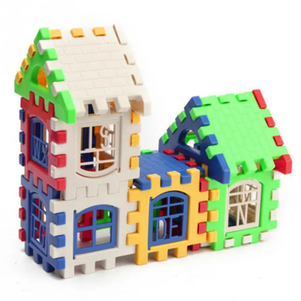 Kids House Building Educational Construction Blocks 24/PC