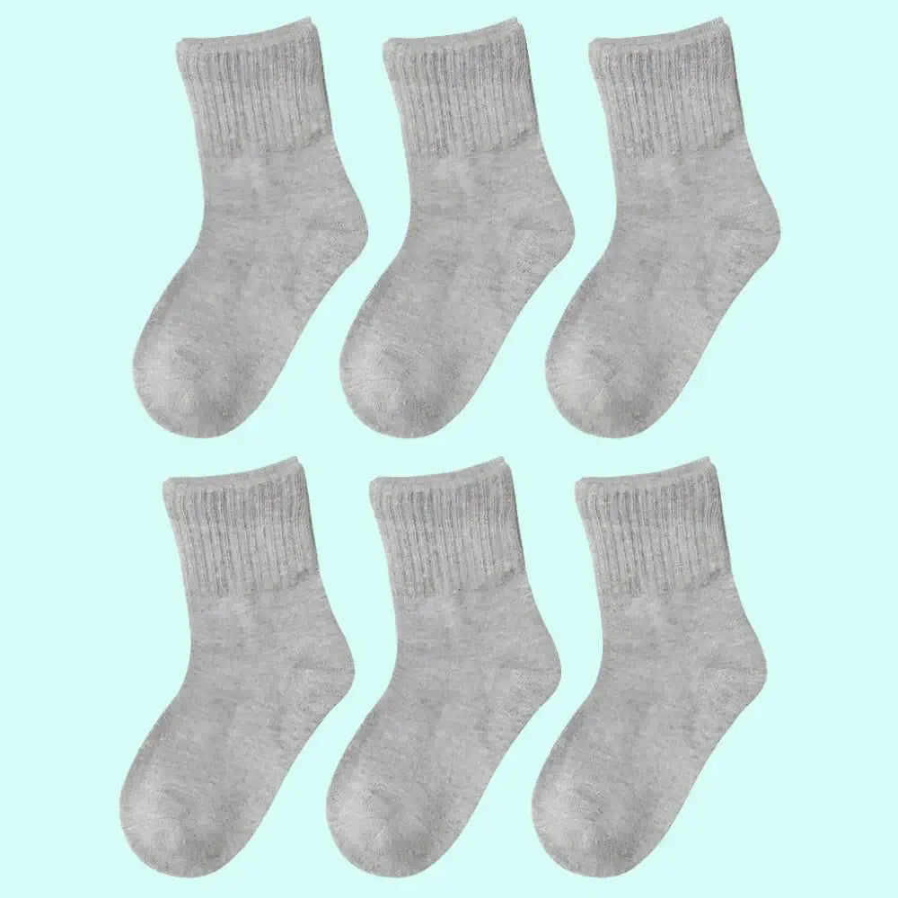 Introducing our Boys Antibacterial Cotton Mid Tube Socks! Made with soft, high-quality materials.