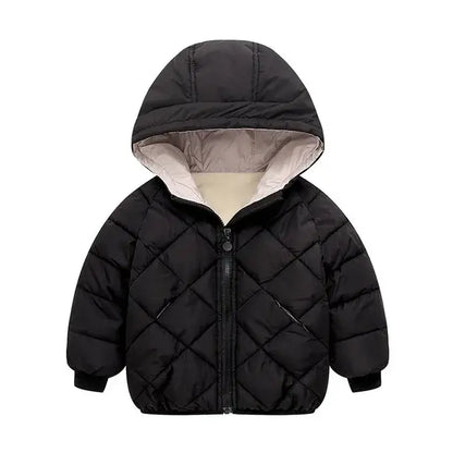 Keep your little adventurers snug and stylish with these Kids Autumn Winter Down Padded Hooded Jackets. Packed with 80% down and comfy cotton filling, they’re basically wearable marshmallows.