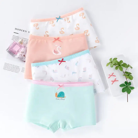 Get your little girl the ultimate comfort and style with our Girls Class A Cotton Underwear-Boxer Panties 2PK!