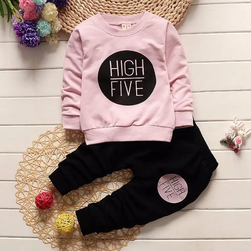 Dress your little girl in style with our Autumn Toddler Girls Long Sleeve Fashion Casual Bow Top + Pants set!