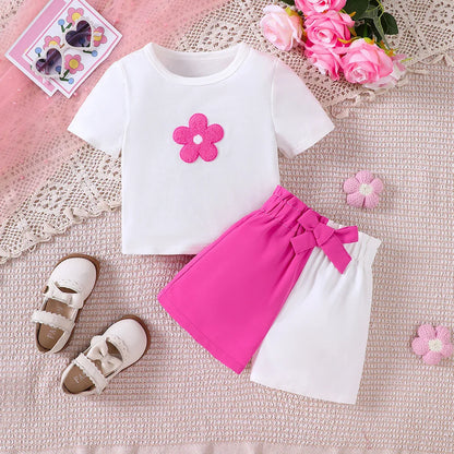 Get your little girl ready for summer with this playful fashion set! With a variety of styles they can't be beat!