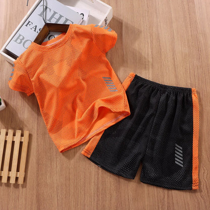 Boys Summer Quick Drying Tracksuits 2PC Sets