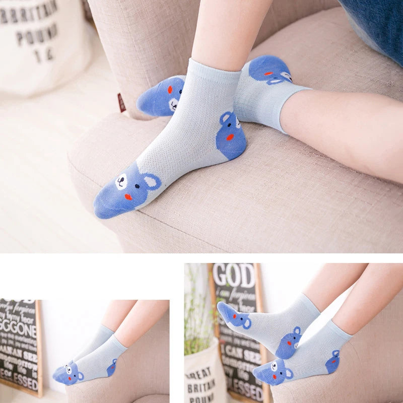 Boys-Girls Cartoon Socks 5PC/Lot