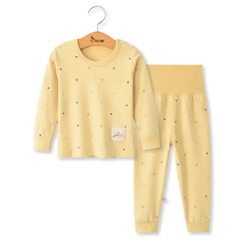 Keep your little one cozy and cute with this Toddler Kids Long Sleeve Cartoon Sleepwear 2PC Set. Made from soft cotton, these pajamas fit true to size