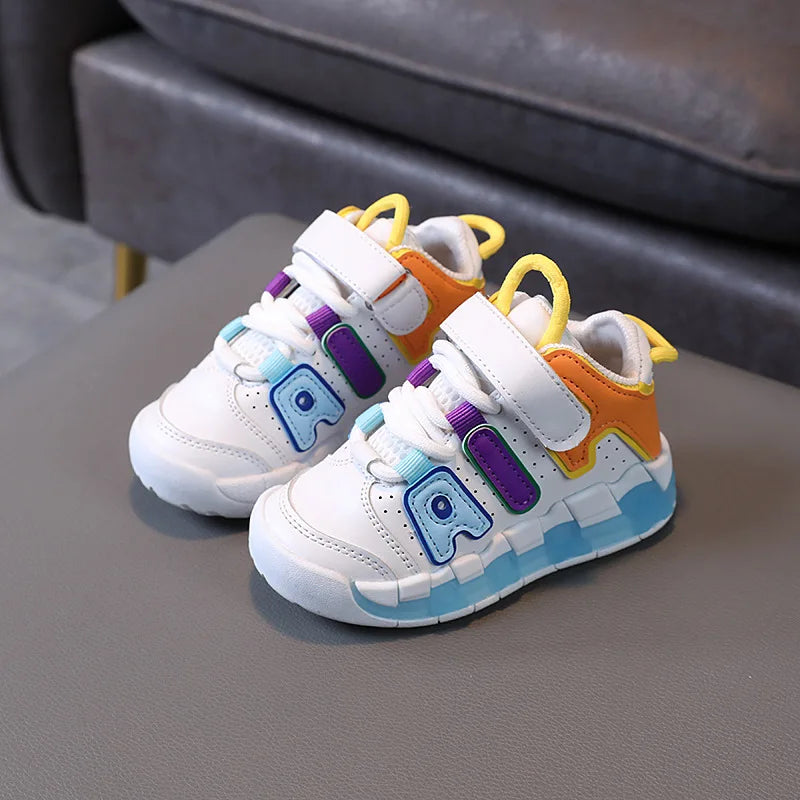 Watch your little ones run free in our Autumn Cool Colors Sneakers! Made with anti-slip material and sturdy rubber outsoles.