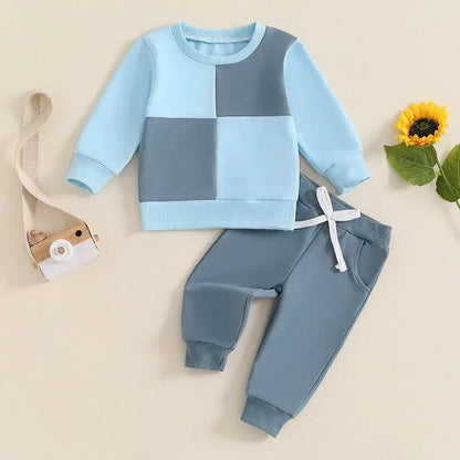 Introducing our Autumn Newborn Boys Long Sleeve Block Color Top+Pants! it's not only soft and comfortable, but also durable.