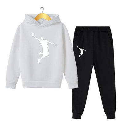 Get your little guy ready for spring in style with our Spring Boys Fashion 2PC Hoodie+Pants Sports Suit.