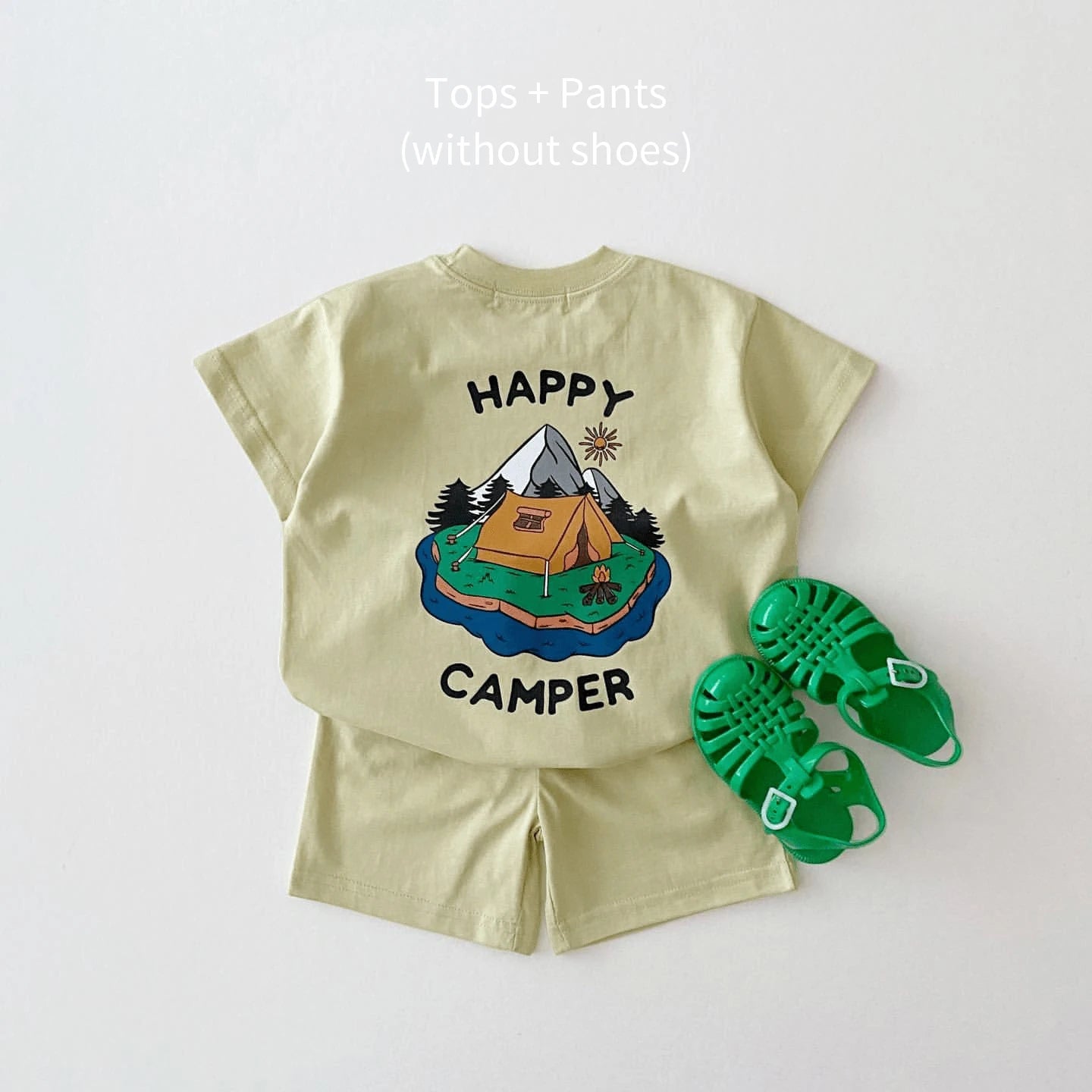 Summer Toddler Boys Happy Camper 2PC Set