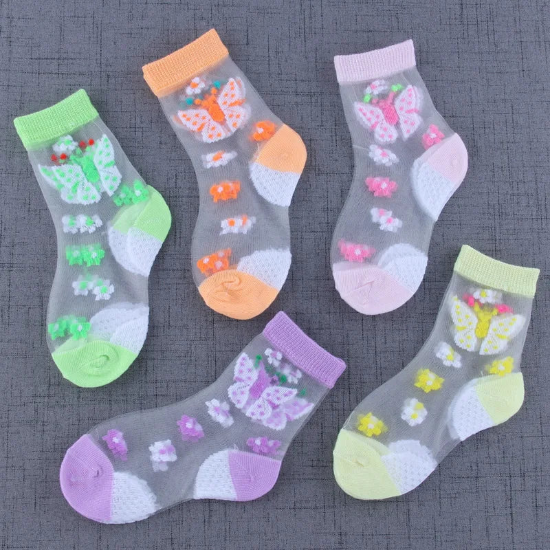 Boys-Girls Cartoon Socks 5PC/Lot