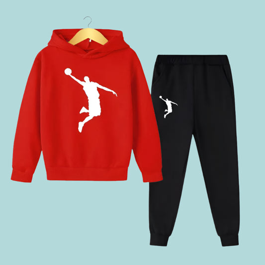 Get your little guy ready for spring in style with our Spring Boys Fashion 2PC Hoodie+Pants Sports Suit.