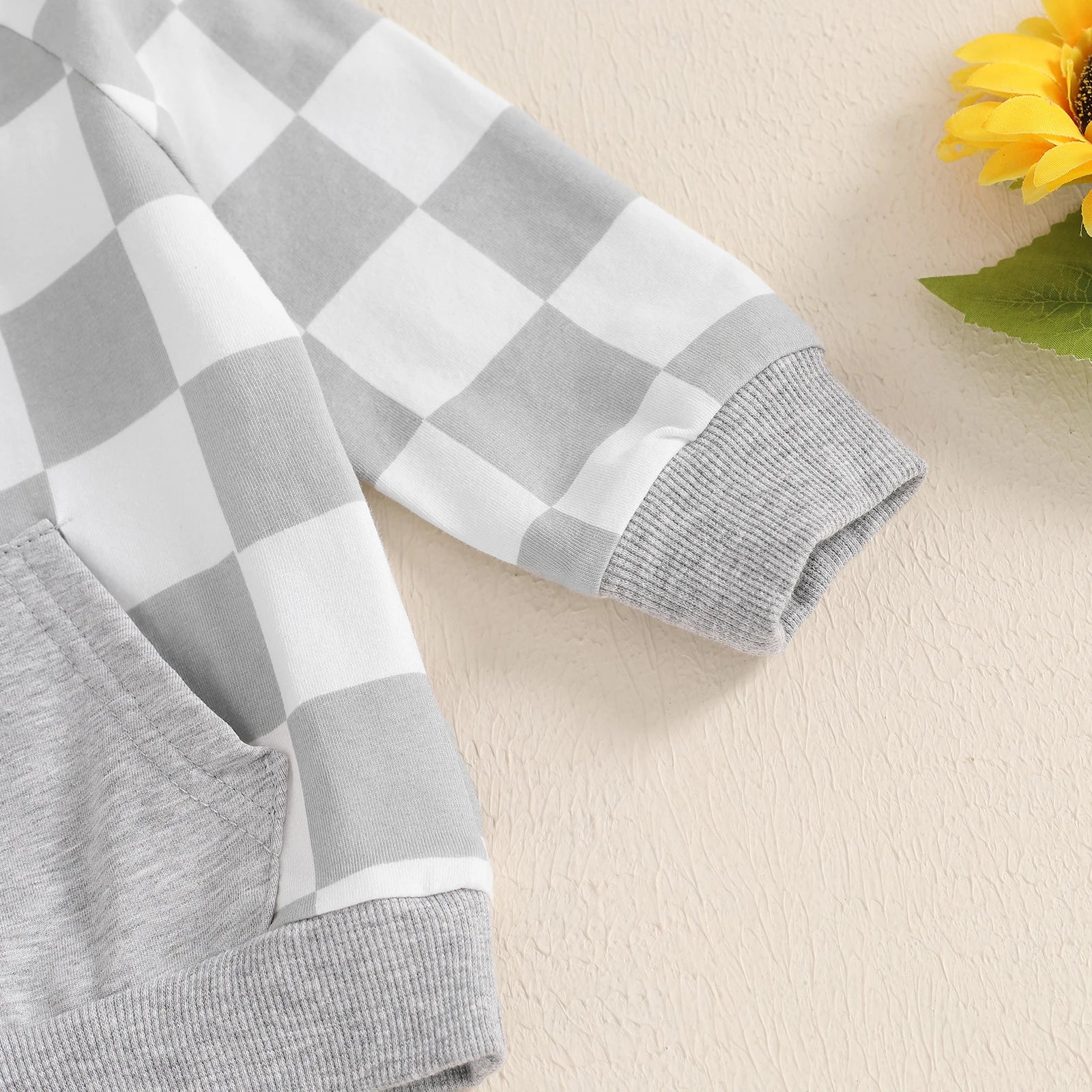 Keep your little man cozy and stylish with our Spring Toddler Boys Hoodie Top and Pants set!