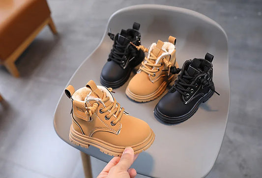 These aren't your average snow boots—they're the stylish Kids Winter Fashion Side Zipper Boots your kiddo's feet have been waiting for!