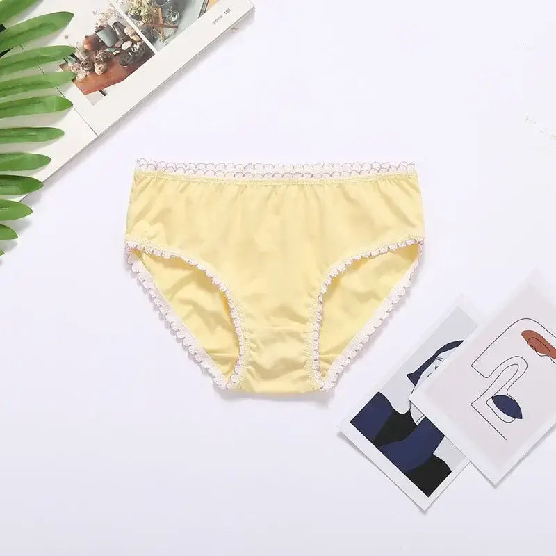 Get ready to add a pop of color to your little girl's underwear drawer with our Girls Fashion Colorful Brief Underwear