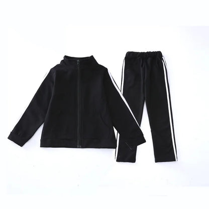 Spring Boys Color Striped Tracksuit