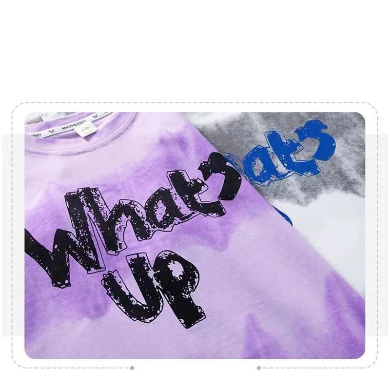 Summer Boys Quick dry WHATS UP T-Shirt and Shorts