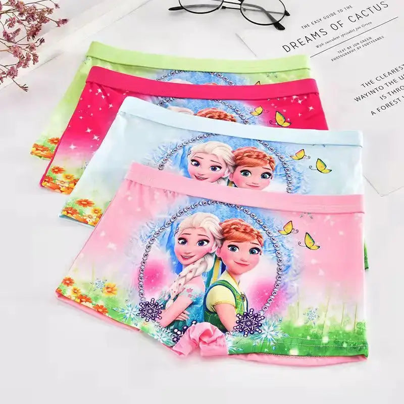 Indulge your little princess with our Girls Disney Frozen Anna Elsa Cute Underwear. Made from soft Modal material, these panties provide ultimate comfort.