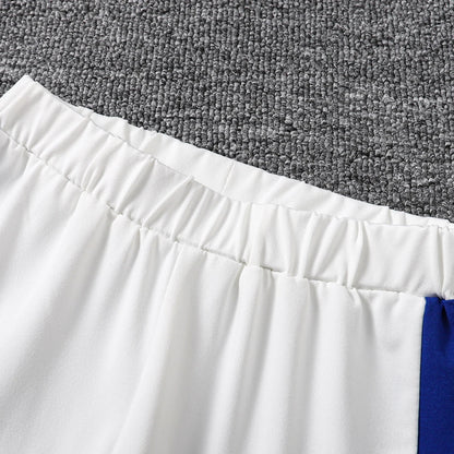 This playful Toddler Boys Letter Patchwork Hoodie Sweater with Pants is perfect for boys aged 18 months to 6 years.