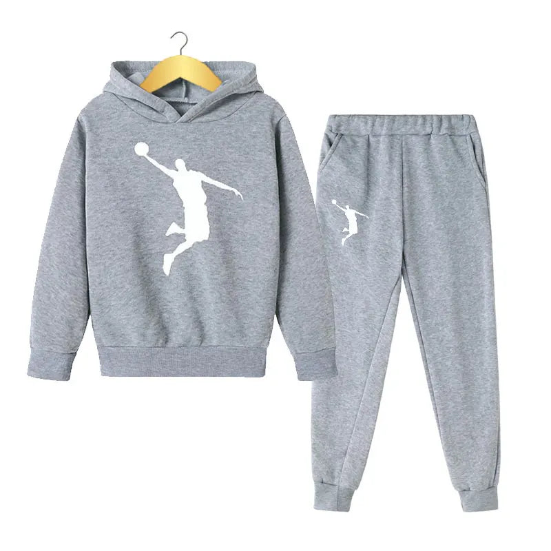 Get your little guy ready for spring in style with our Spring Boys Fashion 2PC Hoodie+Pants Sports Suit.