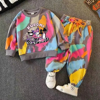 Dress your little one in this playful Toddler Boys Fashion Graffiti Sweater and Pants 2PC Set featuring a colorful graffiti print sweater and matching pants. 