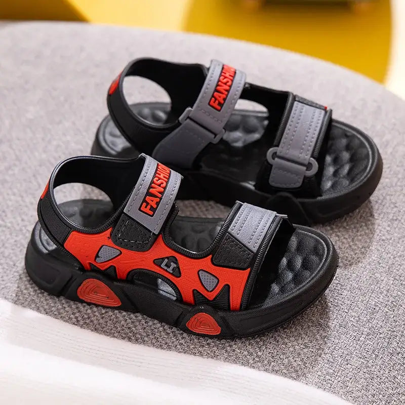 Step into summer fun with these soft sole sandals for kids. Perfect for leisurely strolls or backyard adventures.