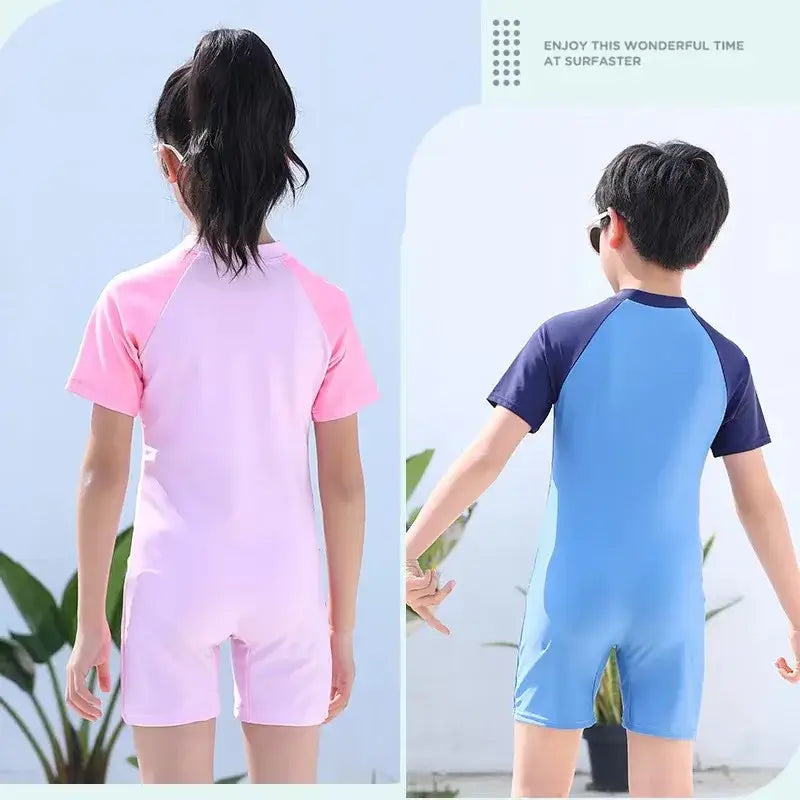 Summer Kids Cute Cartoon One-Piece Swimsuit