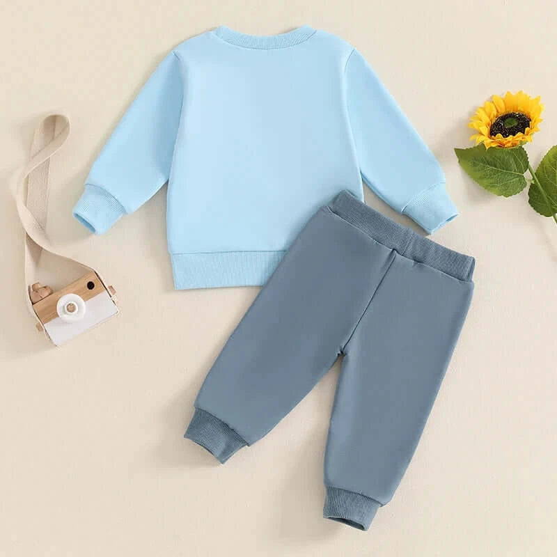 Introducing our Autumn Newborn Boys Long Sleeve Block Color Top+Pants! it's not only soft and comfortable, but also durable.