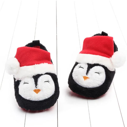 Give your little one the gift of warm, protected feet this winter with our Winter Christmas Infants Soft Sole Shoes!