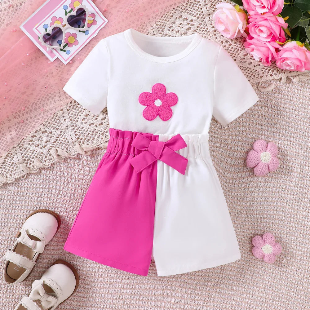 Get your little girl ready for summer with this playful fashion set! With a variety of styles they can't be beat!