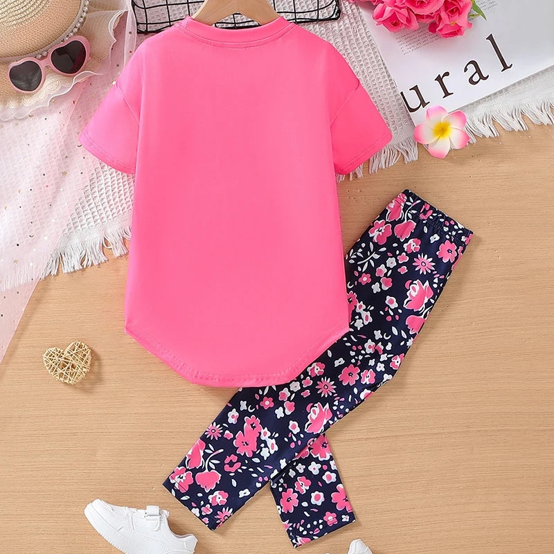 Upgrade your little girl's summer wardrobe with our newest Fashion Set. This set is a must for any fashion forward girl.