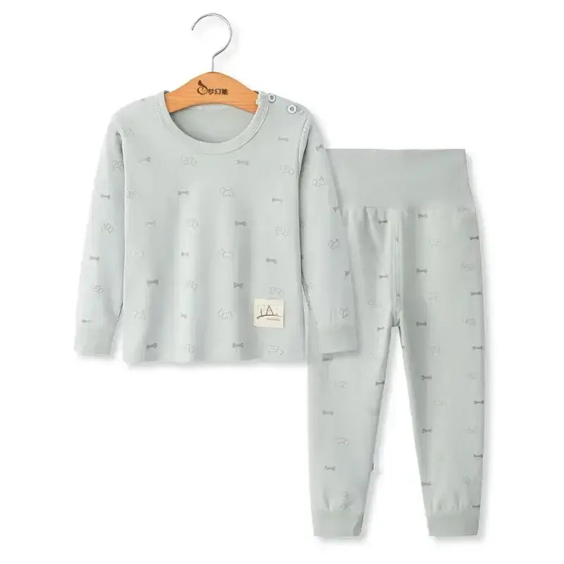 Keep your little one cozy and cute with this Toddler Kids Long Sleeve Cartoon Sleepwear 2PC Set. Made from soft cotton, these pajamas fit true to size