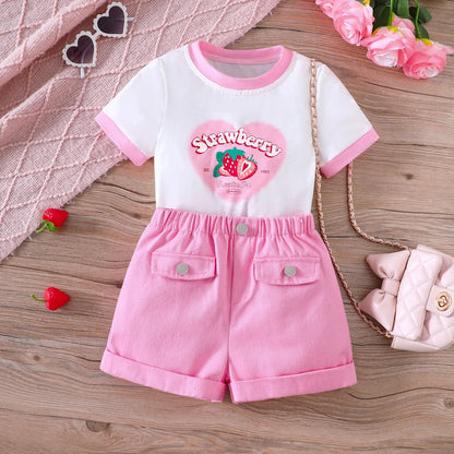 Get your little girl ready for summer with this playful fashion set! With a variety of styles they can't be beat!