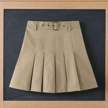 Get your little girl ready for school with our Back To School Uniform Pleated Scooter Skirt!