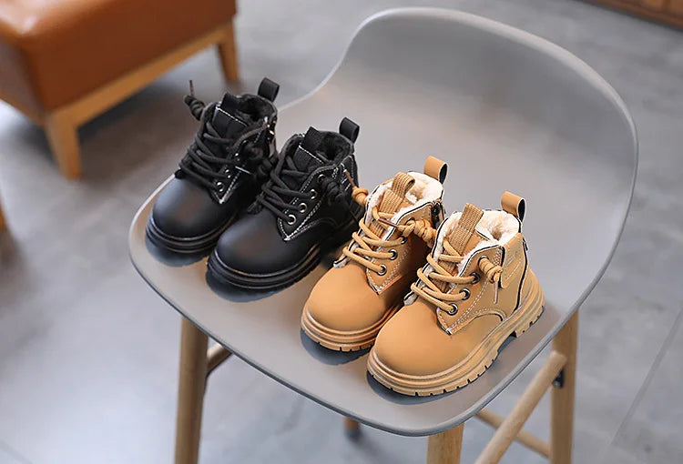These aren't your average snow boots—they're the stylish Kids Winter Fashion Side Zipper Boots your kiddo's feet have been waiting for!