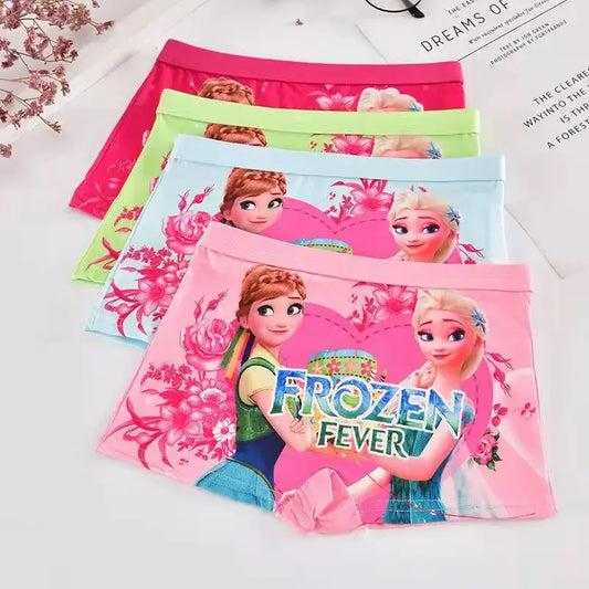 Indulge your little princess with our Girls Disney Frozen Anna Elsa Cute Underwear. Made from soft Modal material, these panties provide ultimate comfort.