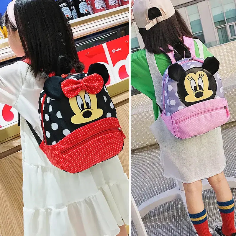 Kids Back To School Cartoon Minnie Backpacks