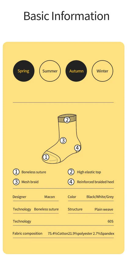 Introducing our Boys Antibacterial Cotton Mid Tube Socks! Made with soft, high-quality materials.