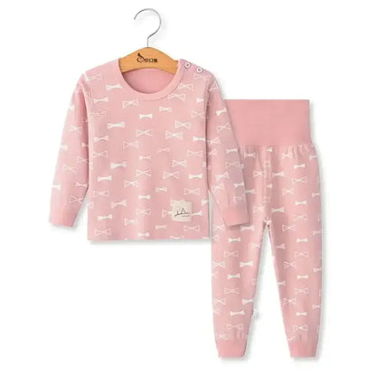 Keep your little one cozy and cute with this Toddler Kids Long Sleeve Cartoon Sleepwear 2PC Set. Made from soft cotton, these pajamas fit true to size