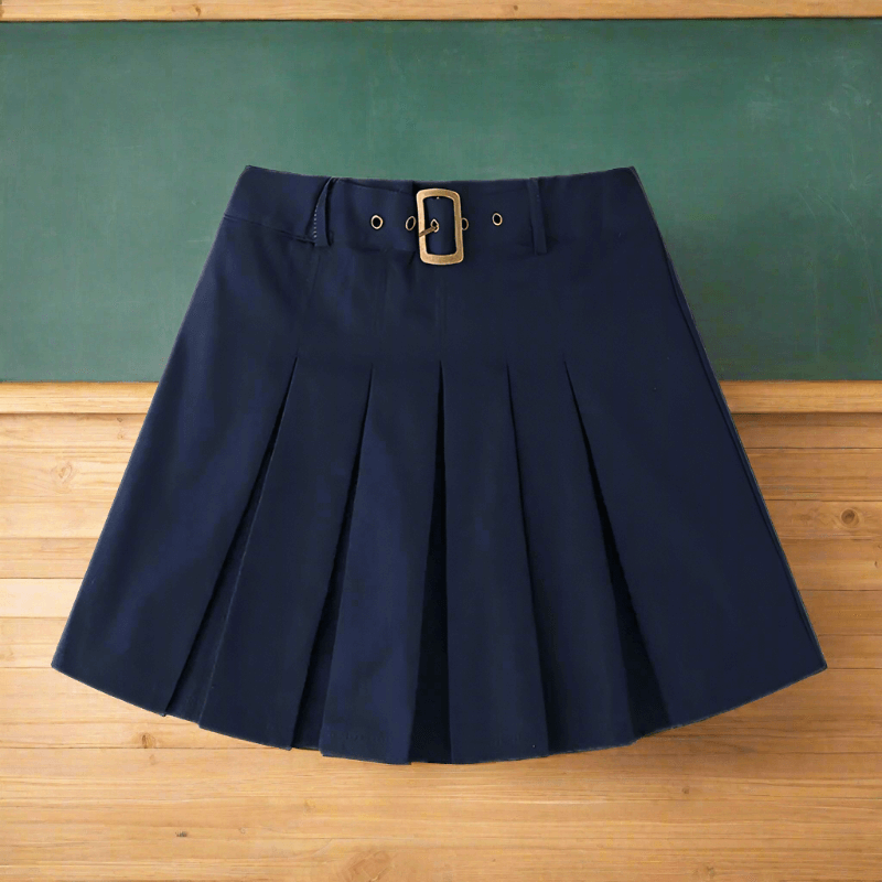 Get your little girl ready for school with our Back To School Uniform Pleated Scooter Skirt!