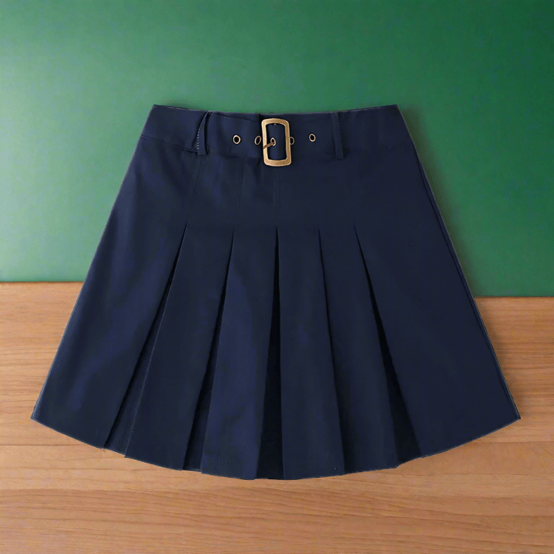 Get your little girl ready for school with our Back To School Uniform Pleated Scooter Skirt!